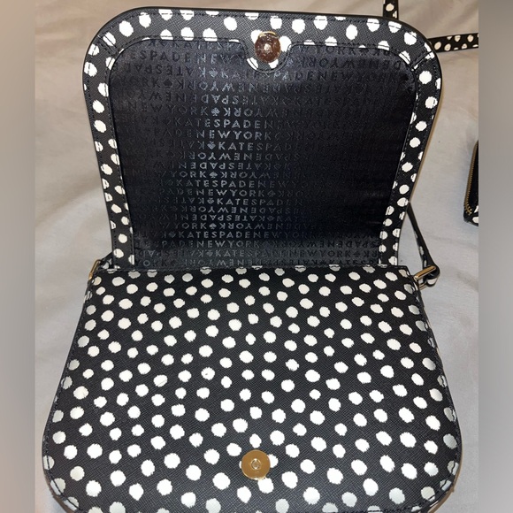 SOLD Kate spade black/white purse and wallet - Picture 9 of 14